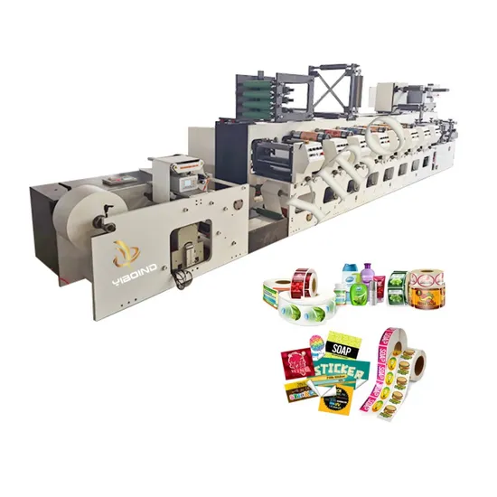 Automatic in-Line Modular Flexo Printing Machine for PVC BOPP CPP Paper