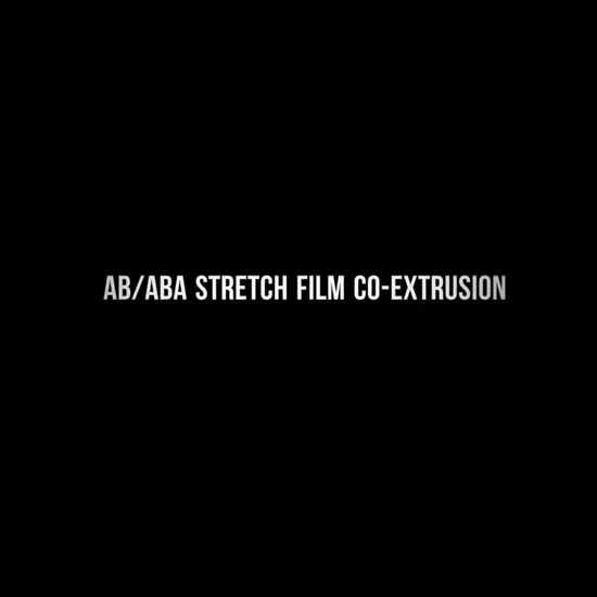 Prezzo della macchina per la produzione di film estensibile per coestrusione a doppio strato in plastica