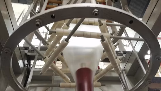 Macchina soffiatrice per film plastico HDPE/LDPE/LLDPE resistente da 600 mm per borse per magliette