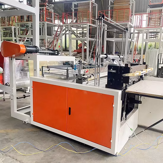 Macchina all'ingrosso per la produzione di tutti i tipi di sacchetti di plastica per magliette, gilet, shopping, toppe, fiori, polli, sacchetti piatti e sacchi per la spazzatura