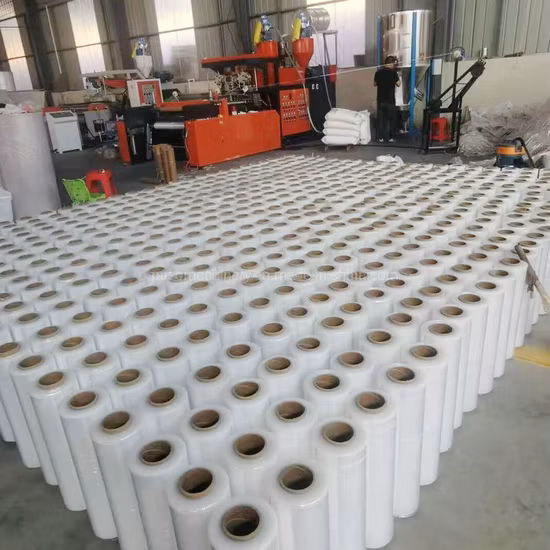 Macchina per la produzione di film estensibile in PE a doppio strato da 100 cm